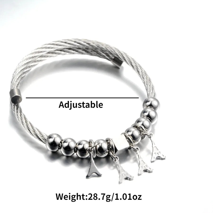 Retro Classic Style Cross Elephant Snowflake 304 Stainless Steel Men's Bangle Men Cuff & Bangle