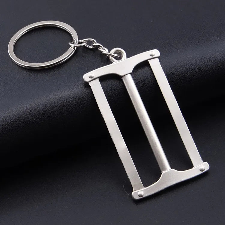 1 Piece Classic Style Axe Hammer Zinc alloy Unisex Bag Pendant Keychain