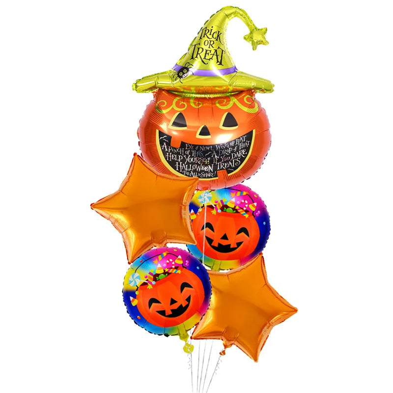 halloween geometric aluminum film party balloon