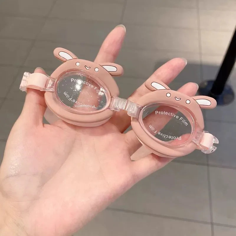 Cute Animal Cartoon Plastic Kid'S Swimming Goggles Glasses