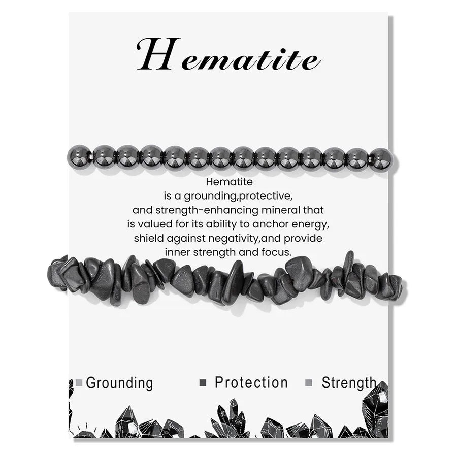 Elegant Geometric natural stone Crystal Bracelets In Bulk
