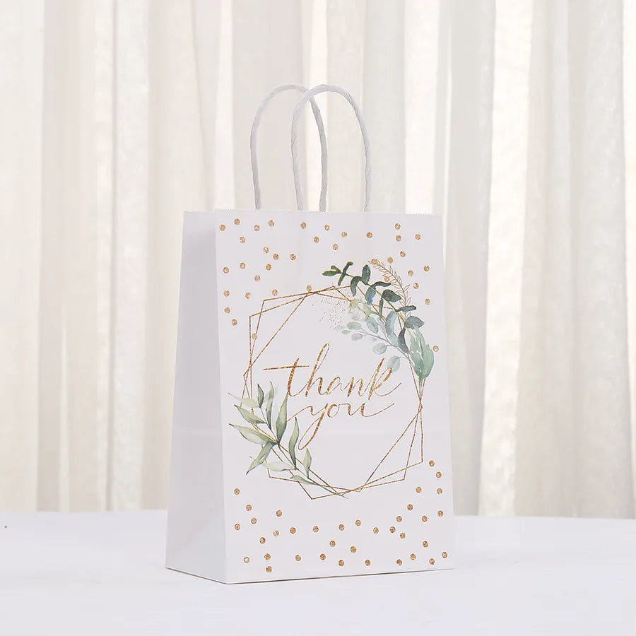 Cartoon Style Letter Kraft Paper Holiday Banquet Daily Gift Bags Party Supplies Gift Wrapping Supplies 1 Piece