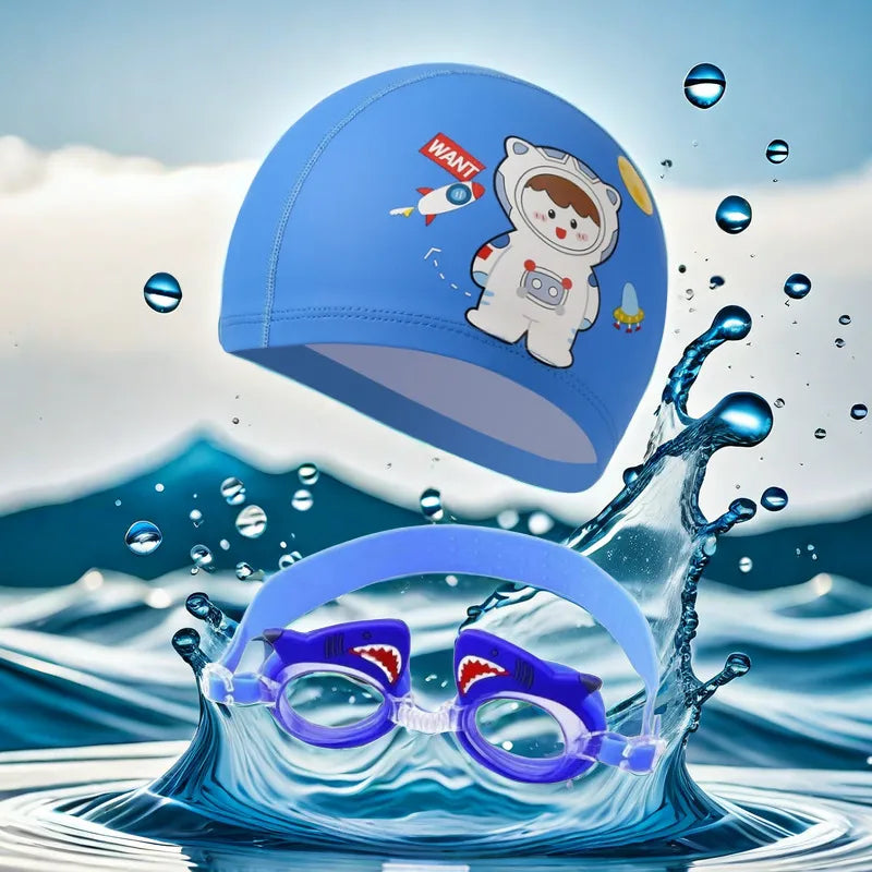 Cute Animal Cartoon Plastic Kid'S Swimming Goggles Glasses