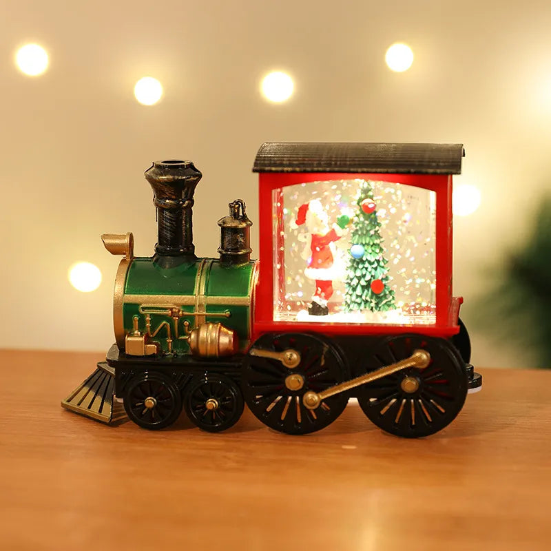 Christmas Cartoon Style Cute Santa Claus Snowman Plastic Indoor Party Festival Ornaments