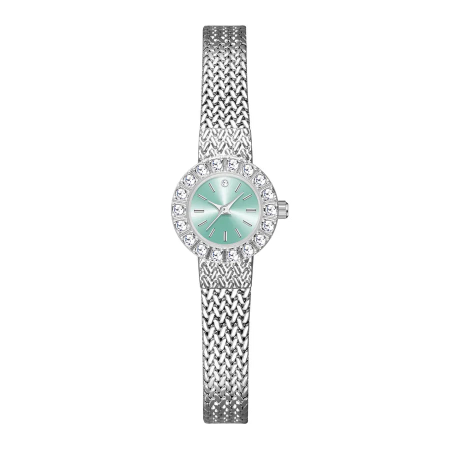 Casual Shiny Solid Color One Piece Buckle Quartz Watch
