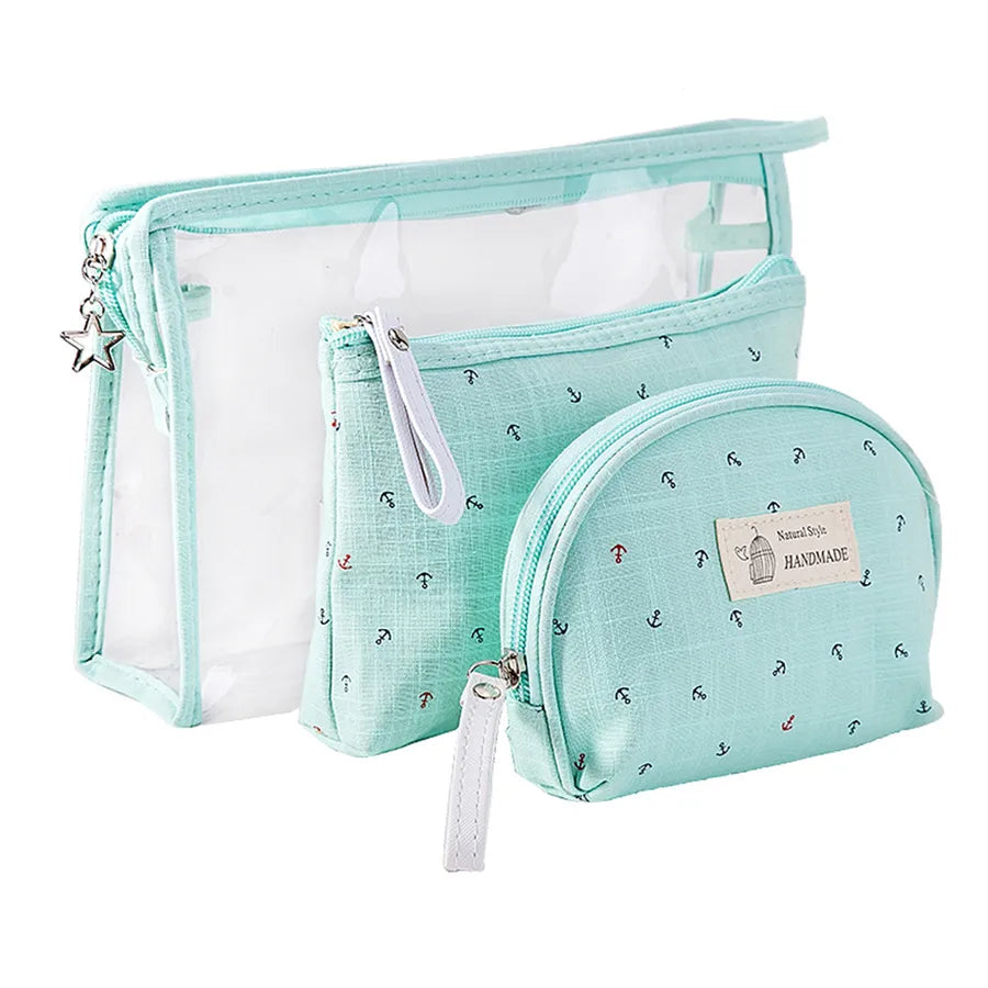 transparent cosmetic bag large capacity portable travel storage bag