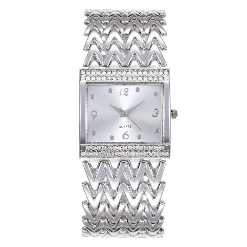 Casual Elegant Lady Solid Color Single Folding Buckle Quartz Watch Women's Watches
