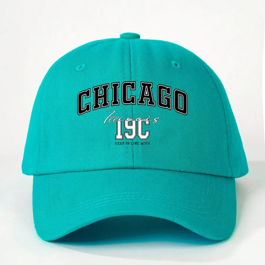 Unisex Retro Classic Style Letter Curved Eaves Baseball Cap