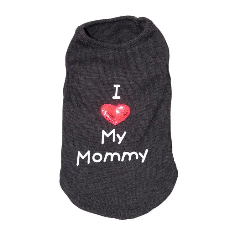Casual Thread Letter Pet Clothing