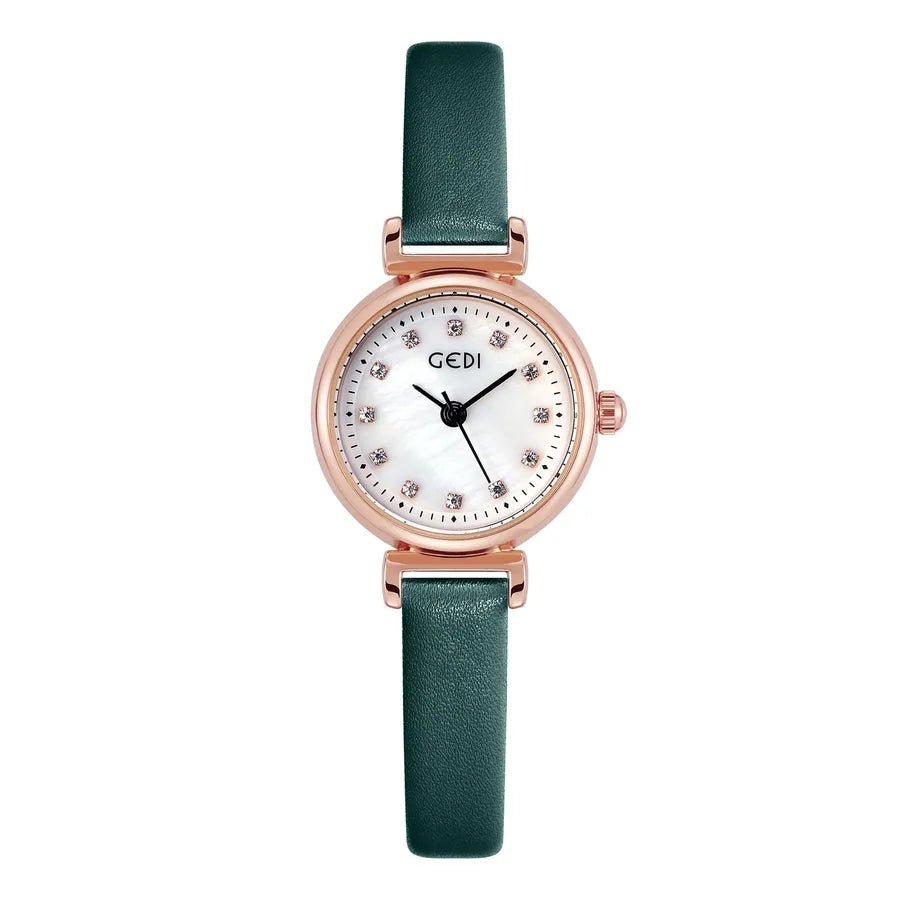 Simple Style Solid Color Buckle Quartz Watch Women's Watches