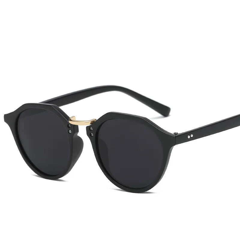 Business Retro Sunglasses Pc Cat Eye Full Frame Men's Sunglasses