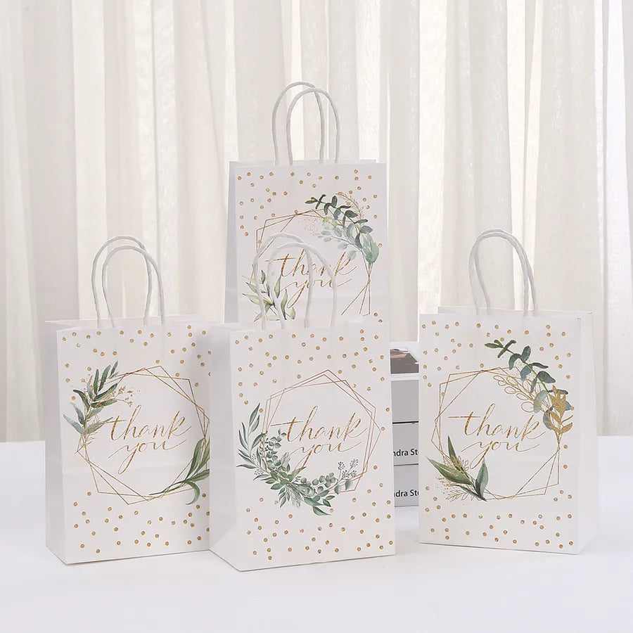 Cartoon Style Letter Kraft Paper Holiday Banquet Daily Gift Bags Party Supplies Gift Wrapping Supplies 1 Piece