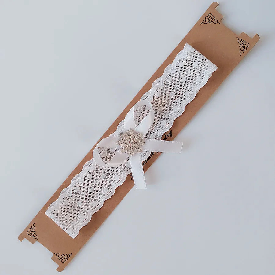 Bridal Solid Color Wedding Party Garter