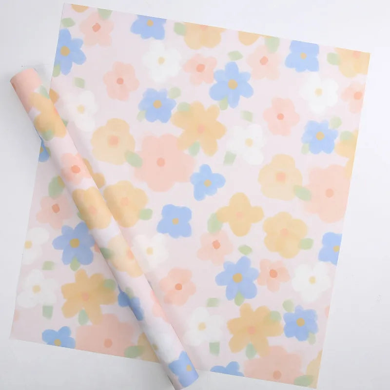 Cute Sweet Flower Paper Date Festival Gift Wrapping Supplies Party Supplies Gift Wrapping Supplies 1 Set