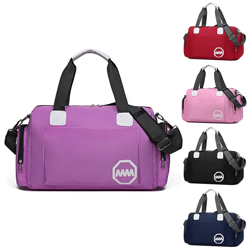 Unisex Basic Solid Color Oxford Cloth Waterproof Travel Bags