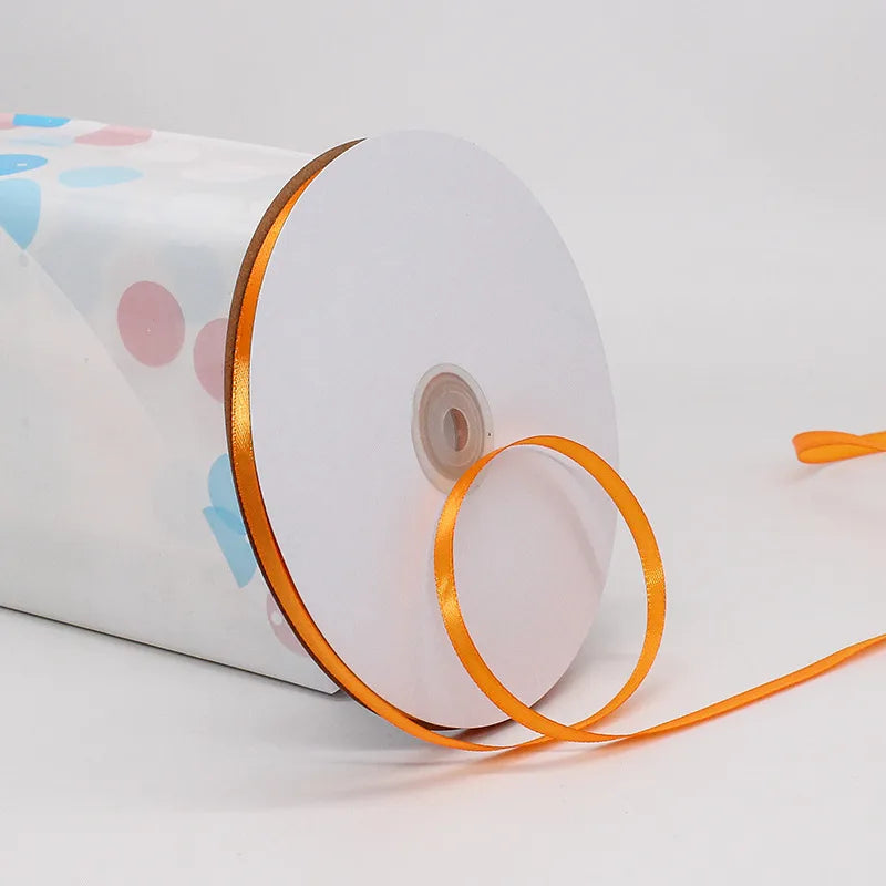 Classic Style Solid Color Polyester Wedding Birthday Party Supplies Gift Wrapping Supplies 1 Roll