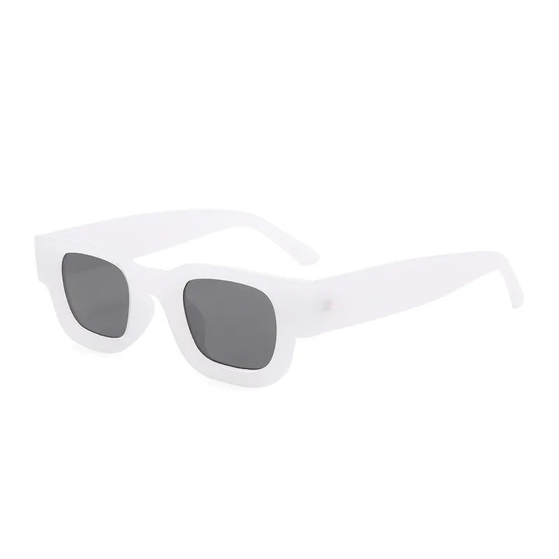 Casual Basic Simple Style Solid Color Ac Square Full Frame Men's Sunglasses