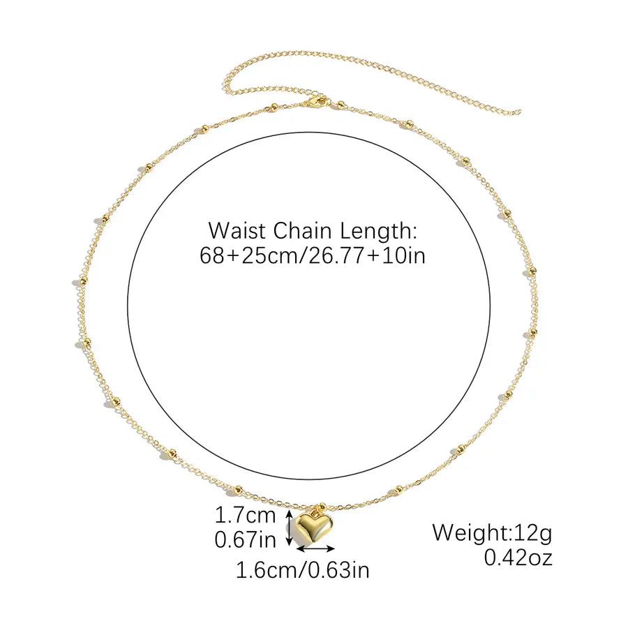 24  Hot Body Chain  Fashion Jewelry Love Waist Chain Sexy High-end Bikini Clothing Accessories