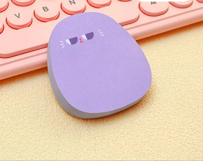 cute cartoon student stationery colorful message note sticker