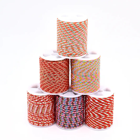 1 Roll/Package Cotton Polyester  Wire Diameter: 2mm Jewelry Accessories