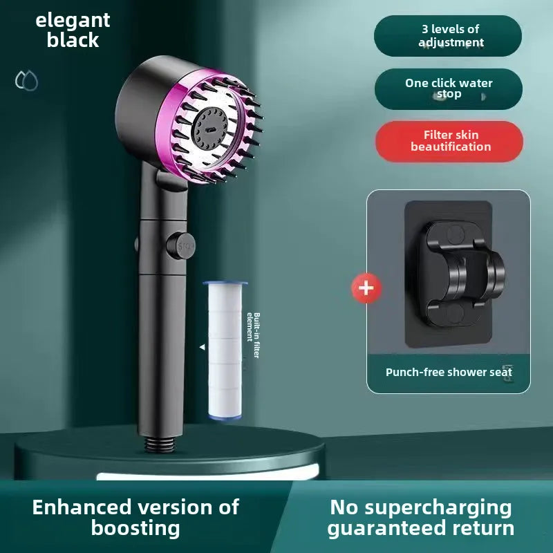 Wearing spray pressurized shower nozzle shower head suit wholesale household handheld shower head bathroom bracket wholesale