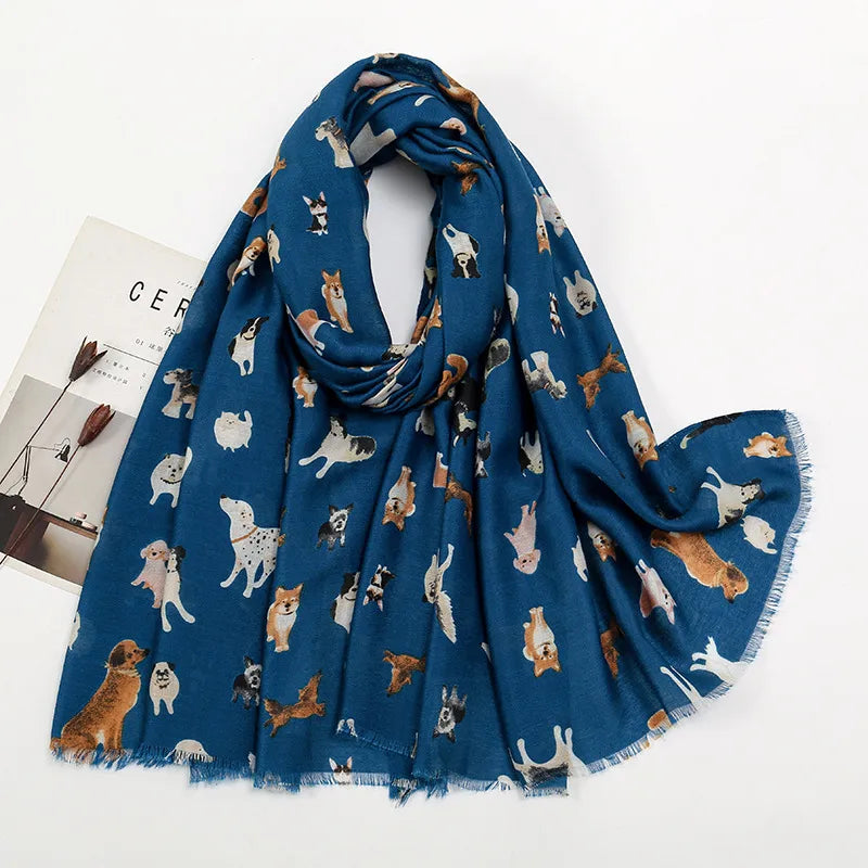 Women's Vacation Simple Style Animal Polyester Scarf