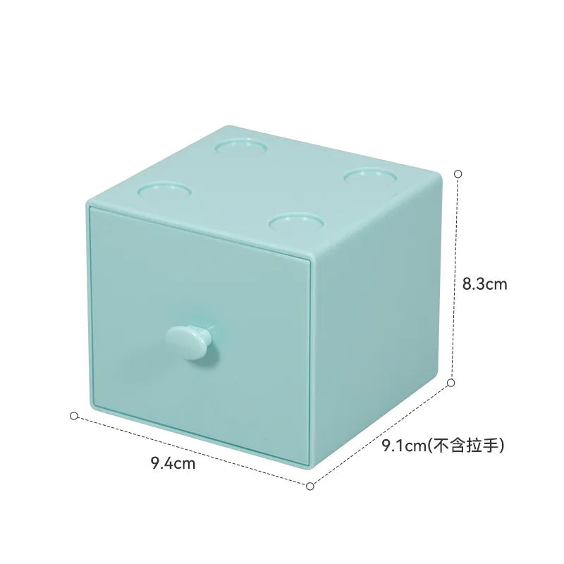 Solid Color PS Plastic Simple Style Storage Box