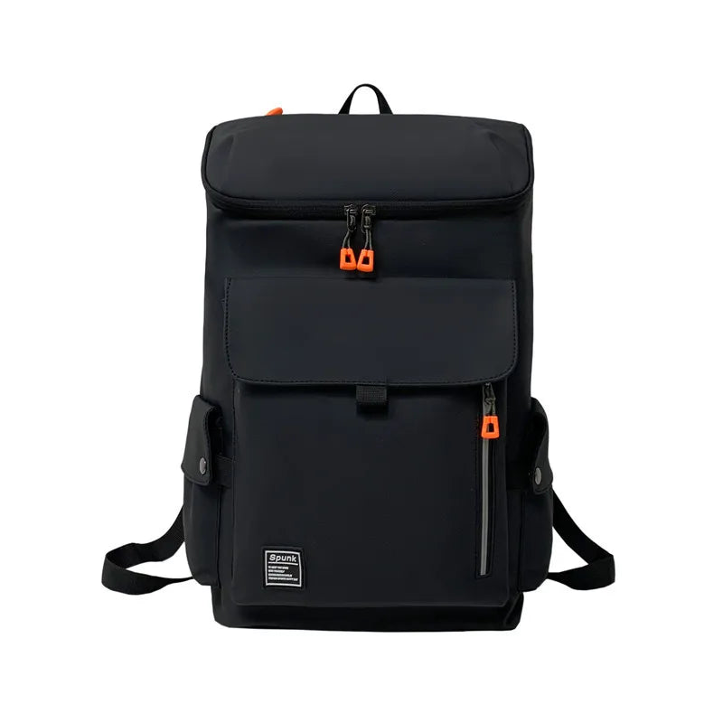 Waterproof Solid Color Casual Travel Hiking Backpack
