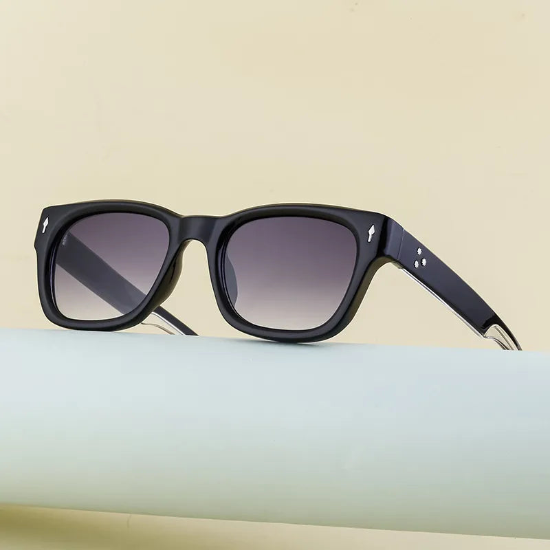 Vacation Solid Color Tac Square Full Frame Men's Sunglasses