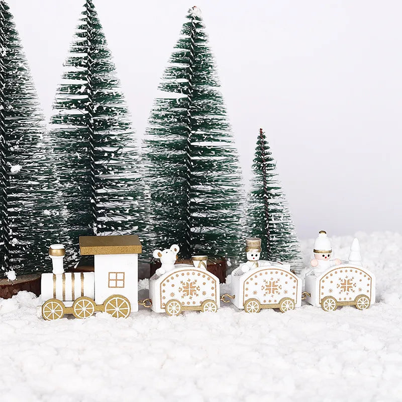 Christmas Cartoon Style Streetwear Snowman Wood Daily Decorative Props