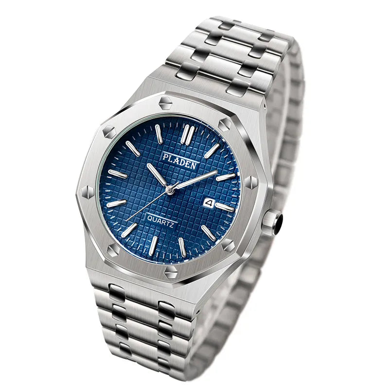 Business Geometric Butterfly Double Snap Quartz Men's Watches