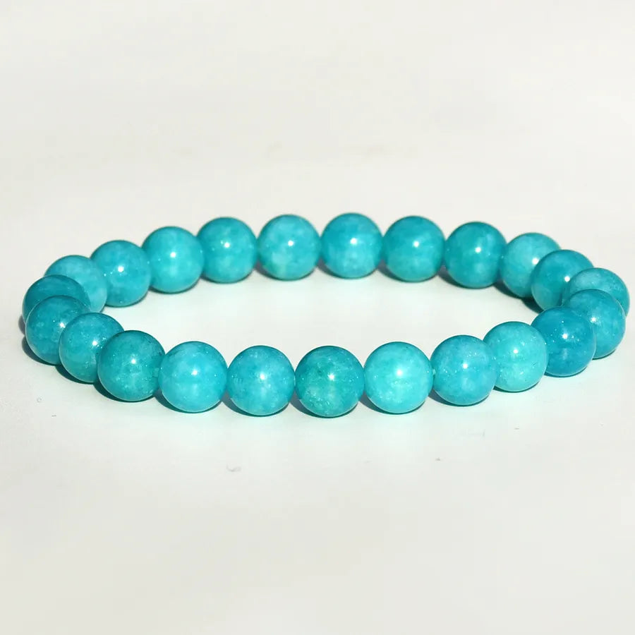 Elegant Geometric Solid Color natural stone Bracelets In Bulk