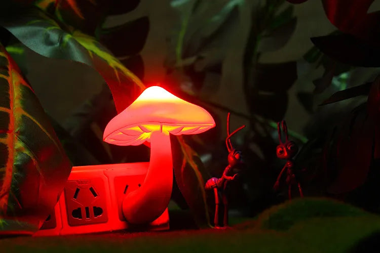 LED light induction avanda insect insect plant mushroom lamp light control socket night light European standard American Standard