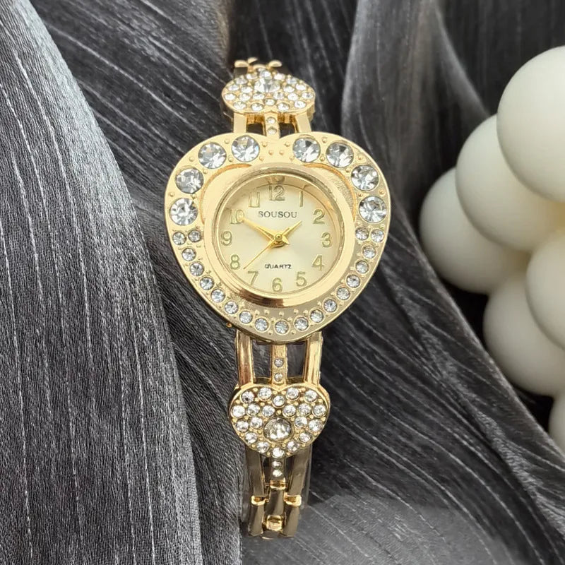 Vacation Simple Style Solid Color Horseshoe Buckle Quartz Watch Men's Watches