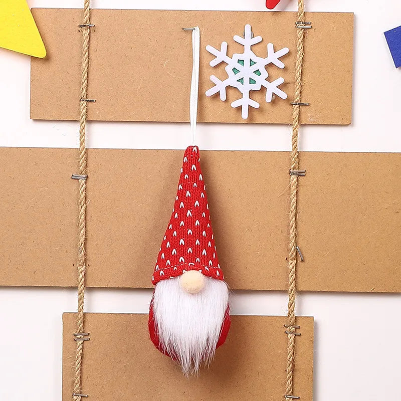 Christmas Cartoon Style Simple Style Classic Style Color Block Holiday Festival Hanging Ornaments