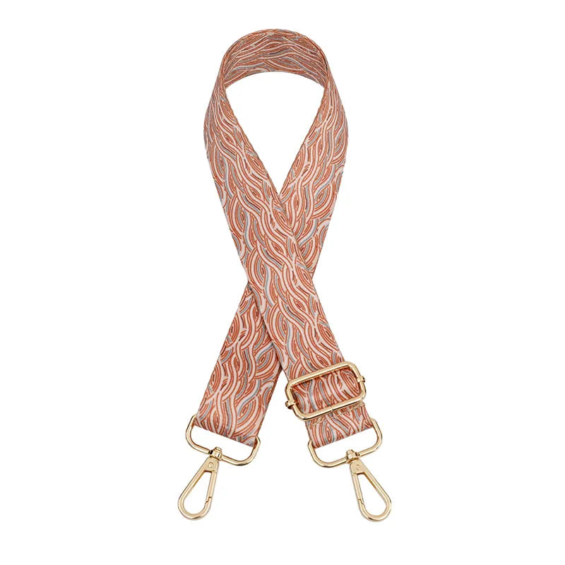 all seasons polyester geometric bag strap