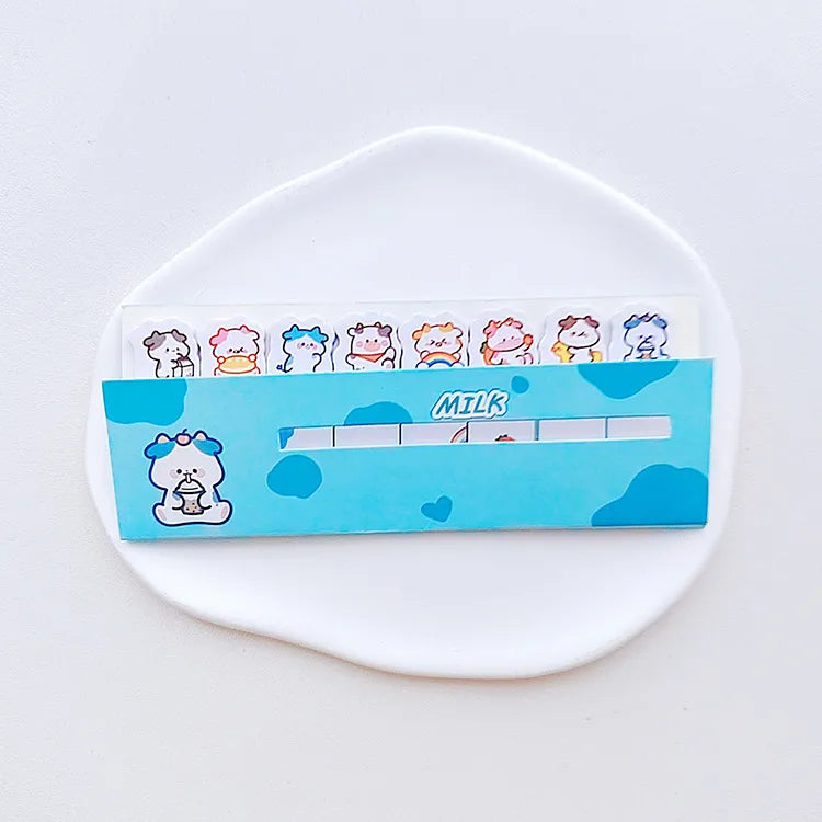 japan and south korea stationery cute regimented rows notes sticky notes notes left note sticker stick label learning classification notes