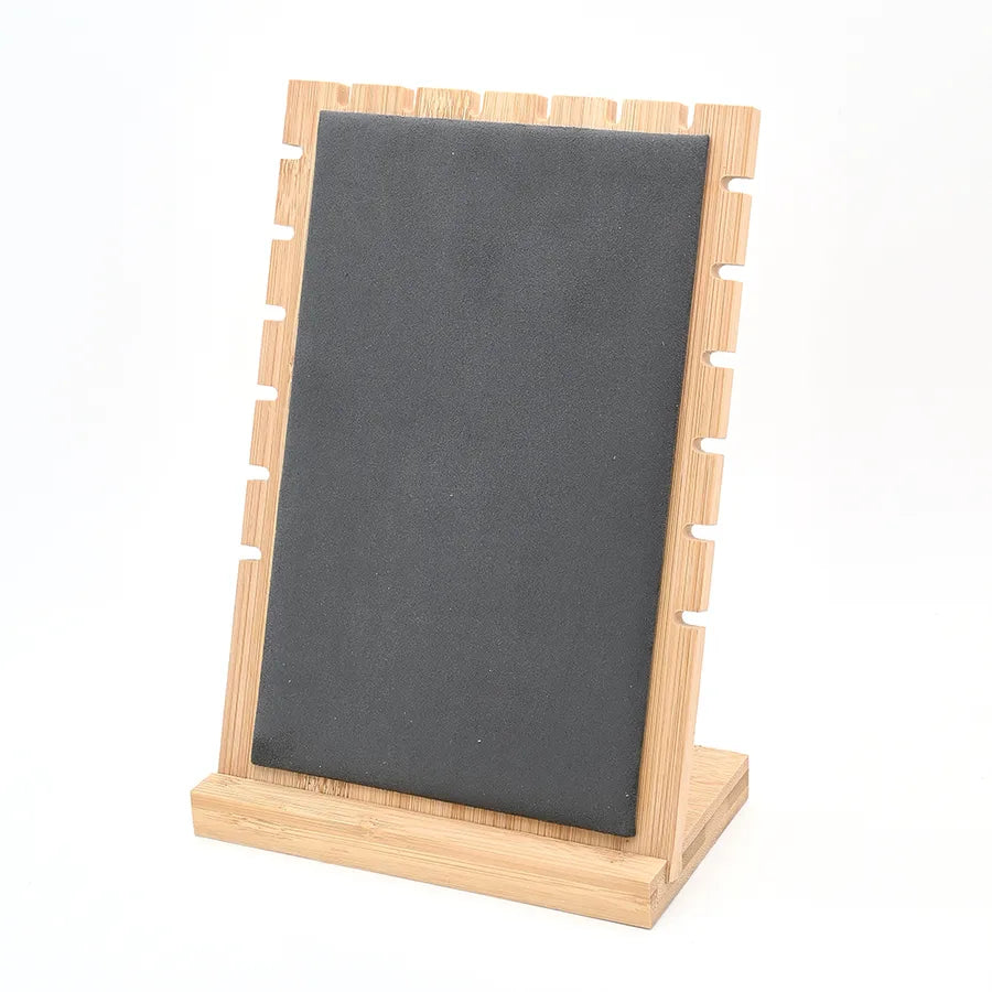 1 Pc/Package Cloth Bamboo Flannel Handmade Simple Style Korean Style Simple Solid Color Rectangle Jewelry Display Jewelry Rack