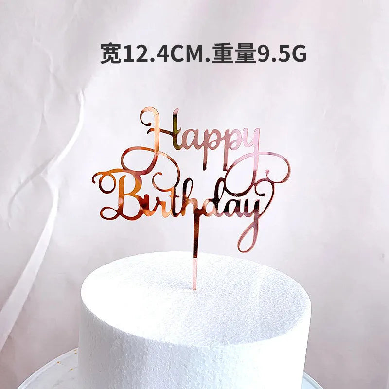letter arylic party cake decorating supplies