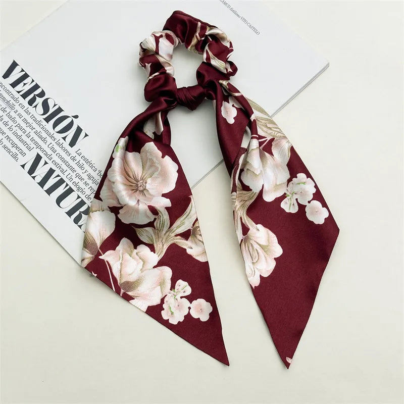 Elegant Lady Women's Flower Cloth Hair Tie