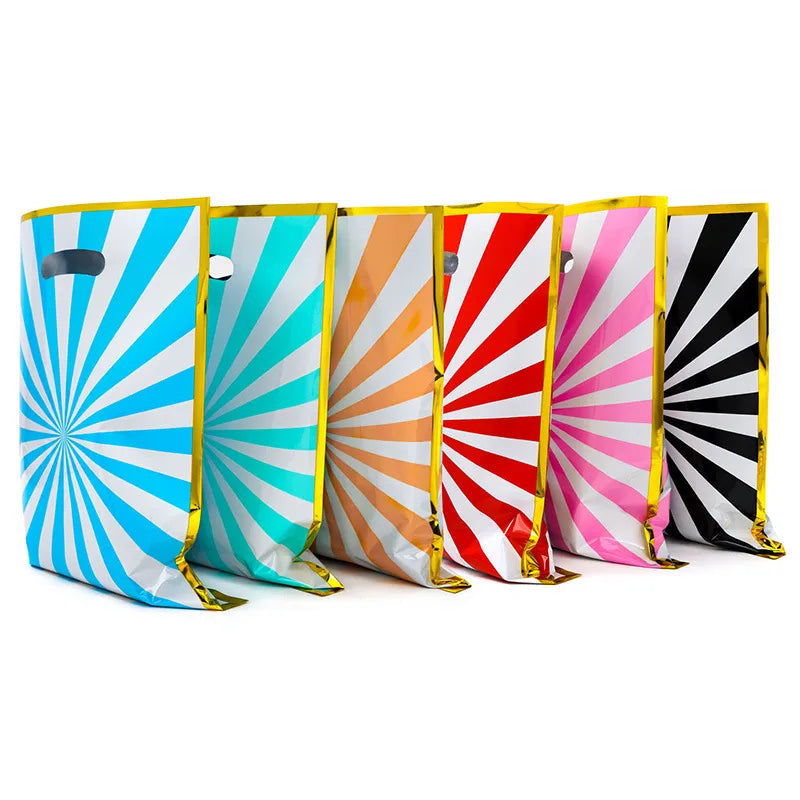 Birthday Classic Style Rotating Windmill Aluminum Film Party Gift Wrapping Supplies Gift Bags