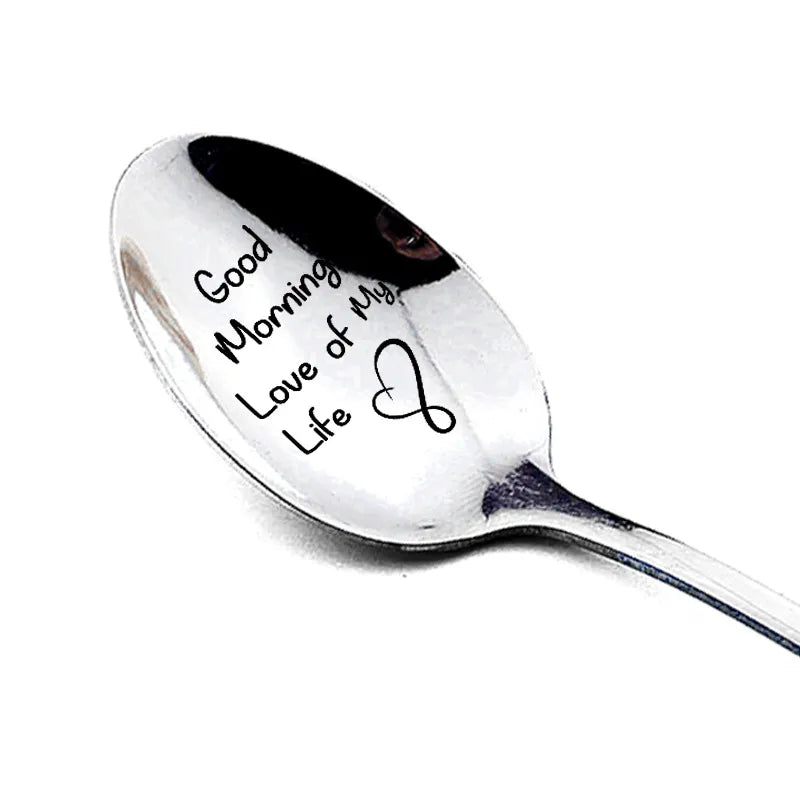 wedding valentine's day gifts stainless steel long handle spoon household wholesale