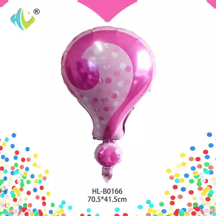 Gender Reveals Party Aluminum Film Ball Gender Male Treasure Female Treasure Bottle Birthday Party Venue Layout Aluminum Film Balloon