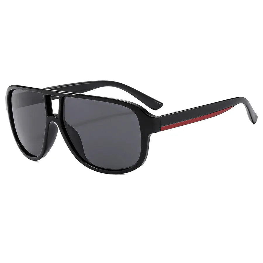 Vacation Classic Style Solid Color Pc toad glasses Full Frame Men's Sunglasses