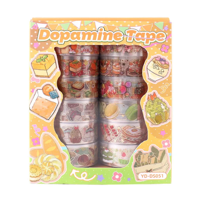 5 PCS/Package Butterfly Daisy School PET Cute Washi Tape