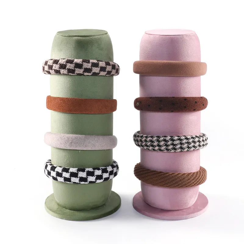 Vertical Headband Display Stand, Professional Headband Ring Stand, Jewelry Counter Display Rack, Suitable for Hair Accessories Display and Jewelry Display