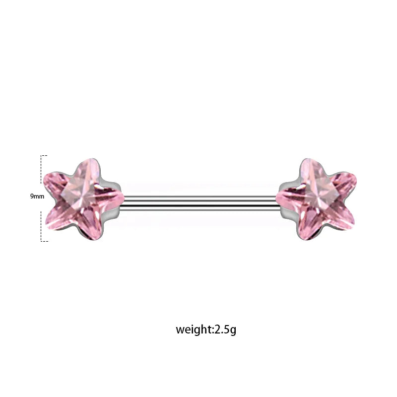 sweet plant heart shape wings stainless steel alloy white gold plated gold plated zircon body chain in bulk