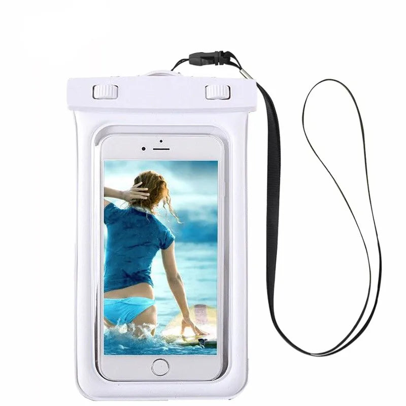 Casual Solid Color PVC Waterproof Bag Swimming Accessories