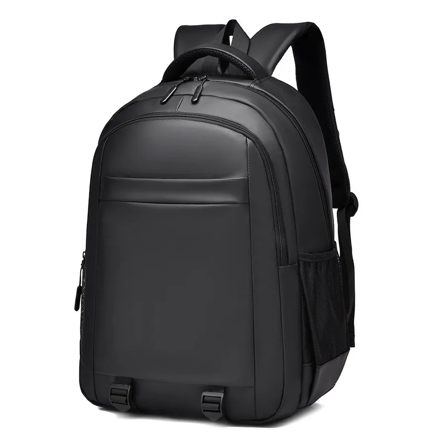 Solid Color Daily Street Shopping Laptop Backpack