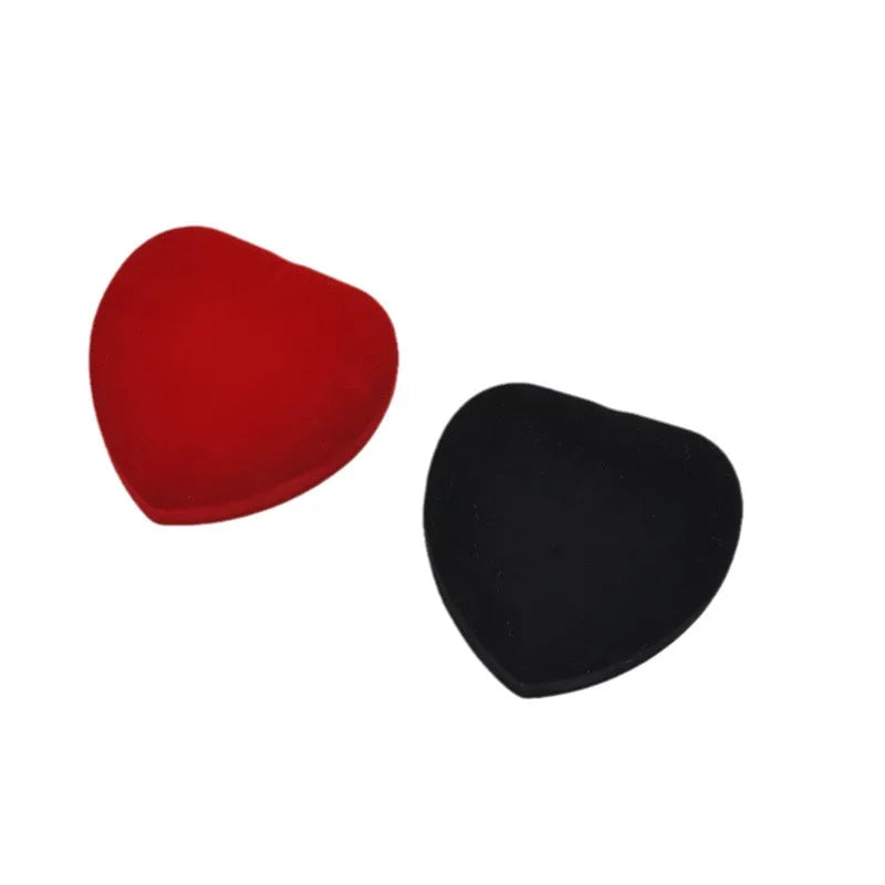 1 Piece Velvet Spray Retro Casual Daily Date Heart Shape Jewelry Boxes